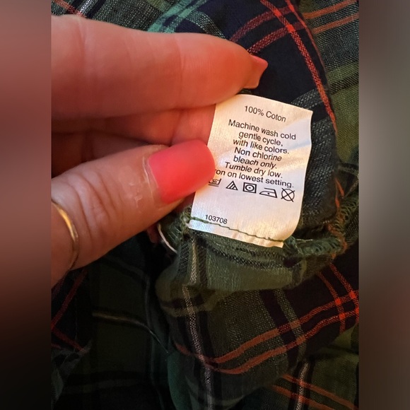 J. Crew embroidered plaid peasant top - Picture 9 of 12